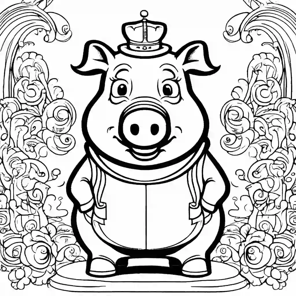 George Pig coloring pages